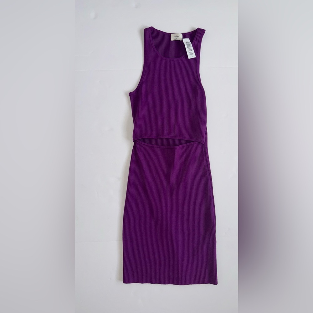 Purple Knit Dress